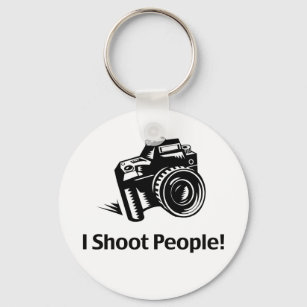 I Shoot People Photographer Key Ring