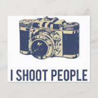 I Shoot People Photography Camera