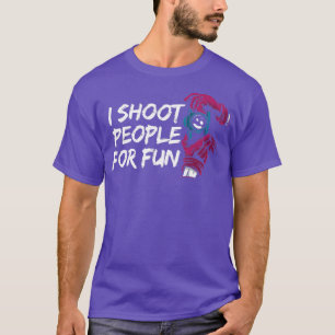 I Shoot People Photography For Fun Funny Camera Ph T-Shirt
