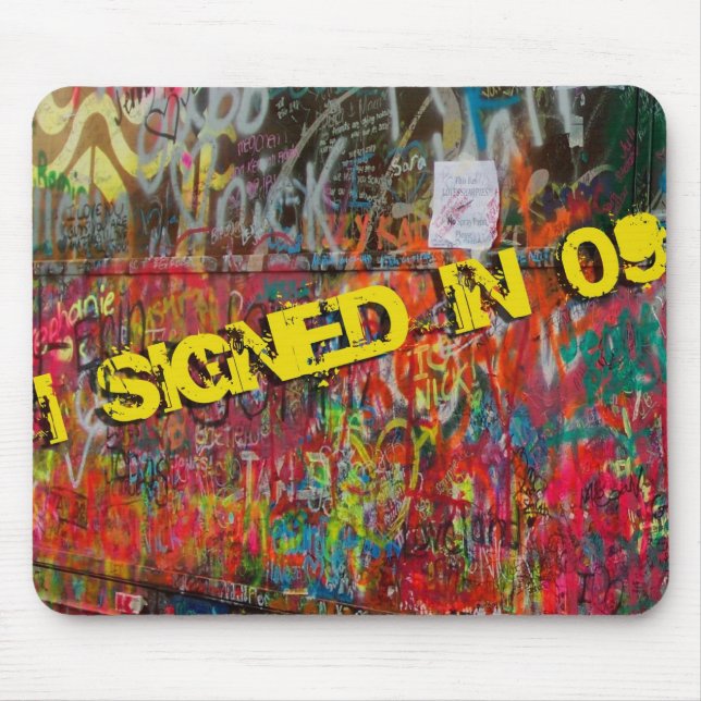 I signed in 09 mouse pad (Front)