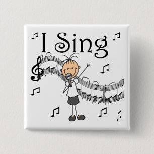 I Sing Button