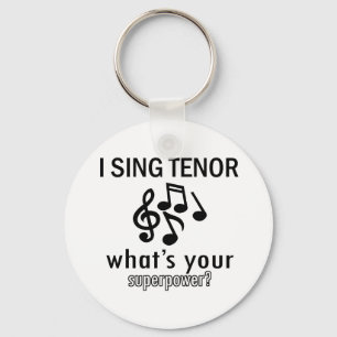 I sing Tenor Key Ring