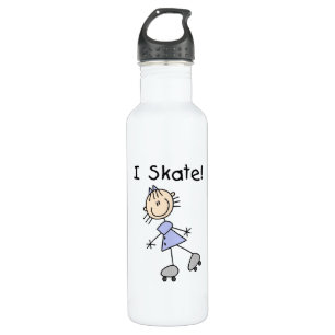 I Skate - Girl Roller Skater 710 Ml Water Bottle