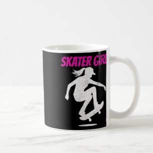 I Skate Like A Girl Skateboarding Skateboard Skati Coffee Mug
