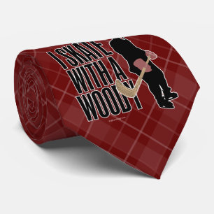 I Skate With A Woody (Hockey) Tie