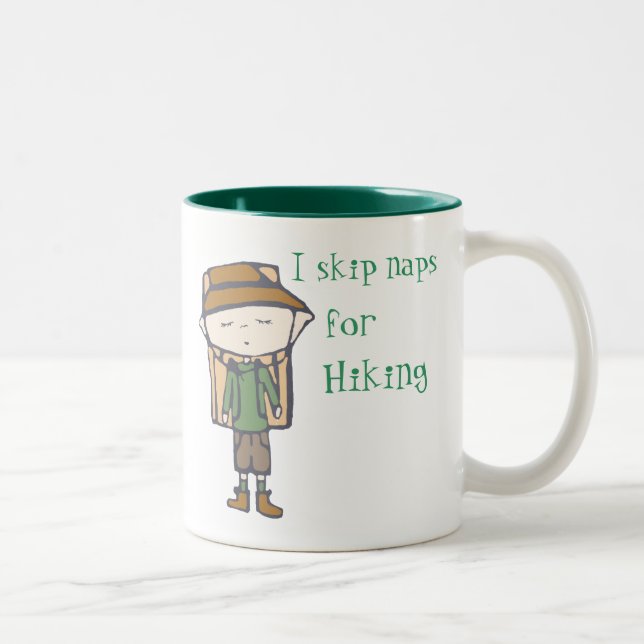 I skip naps for hiking mug (Right)