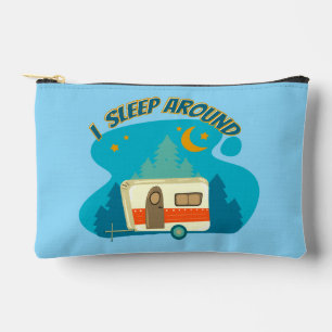 I Sleep Around Camper Van Camping Explorer Nature Accessory Pouch