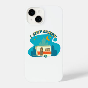 I Sleep Around Camper Van Camping Explorer Nature iPhone 14 Case
