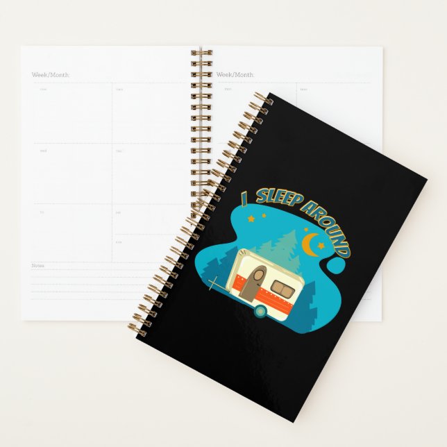 I Sleep Around Camper Van Camping Explorer Nature Planner (Display)