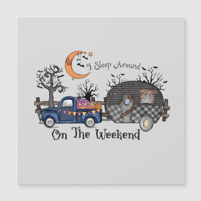I Sleep Around on the Weekend – Funny Halloween (Front)