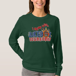 I Sleep with The Jukebox Explosion Nightshirt T-Shirt