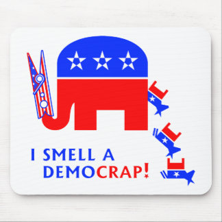 I Smell A Democrap Mouse Pad
