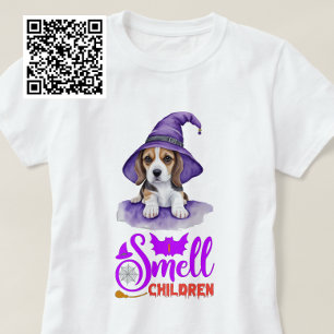 I Smell Children Beagle Witch  T-Shirt