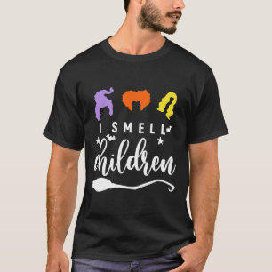I-Smell-Children-Funny Witch Halloween Lazy Costum T-Shirt