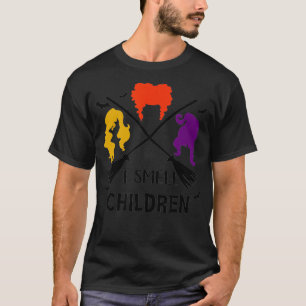 I Smell Children  Funny Witches Halloween Party Co T-Shirt