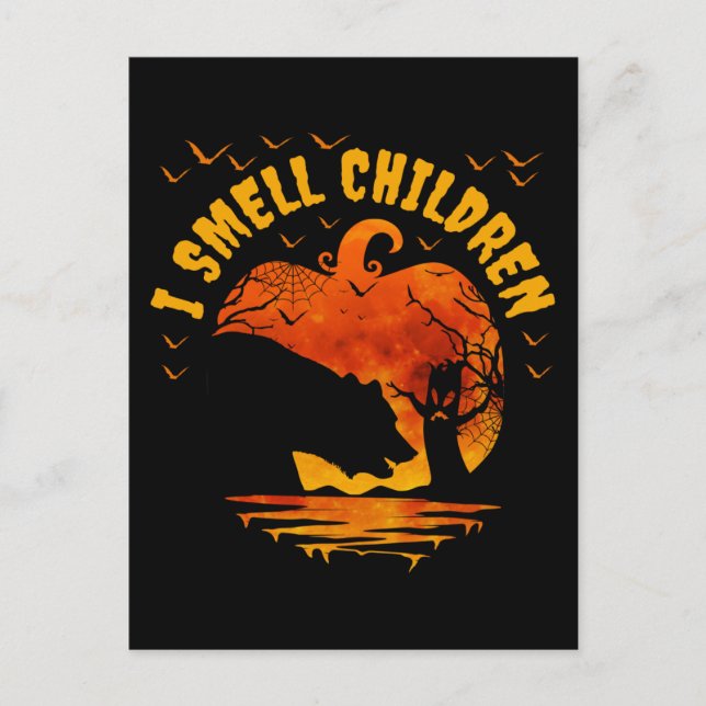 I SMELL CHILDREN POSTCARD (Front)