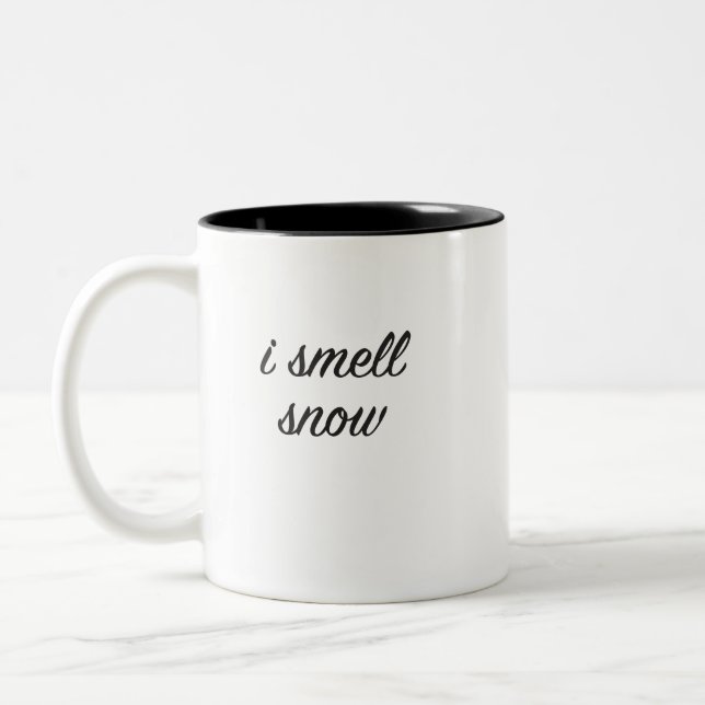 I Smell Snow Coffee Mug (Left)