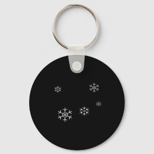 I Smell Snow Funny Holiday Under 20 Snowflakes  Key Ring