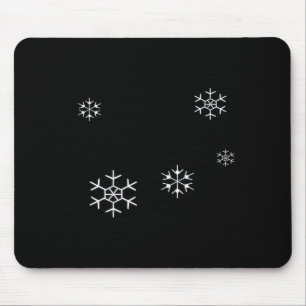I Smell Snow Funny Holiday Under 20 Snowflakes Mouse Pad