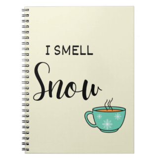 I smell snow  notebook