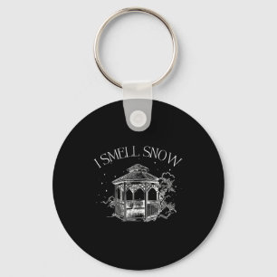 I Smell Snow Winter Christmas Snowball Design  Key Ring