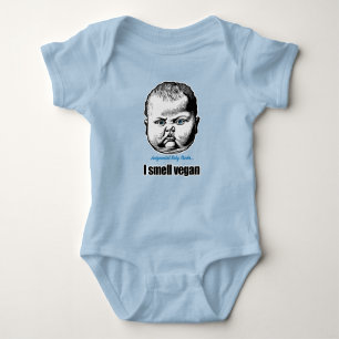 I smell Vegan - dry humour Baby Bodysuit