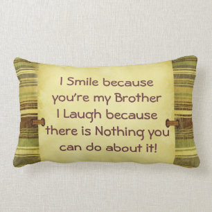 I Smile Brother Lumbar Cushion