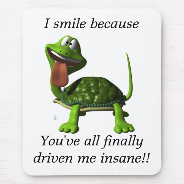 I Smile Mousepad (Front)