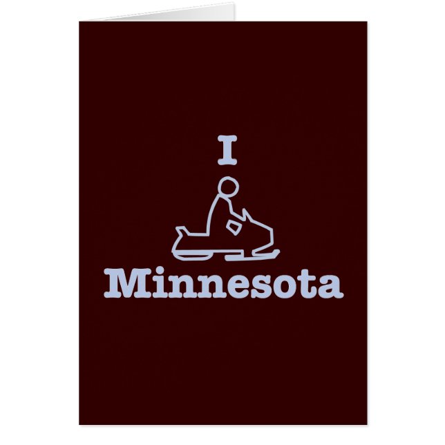 I Snowmobile Minnesota (Front)
