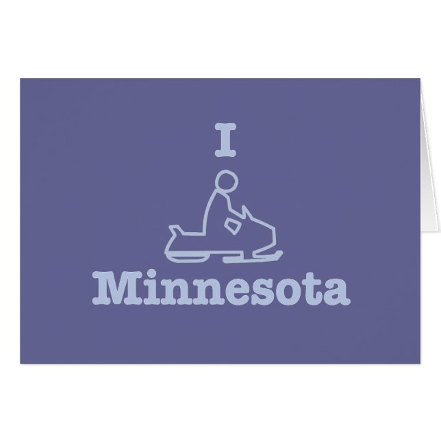 I Snowmobile Minnesota (Front Horizontal)