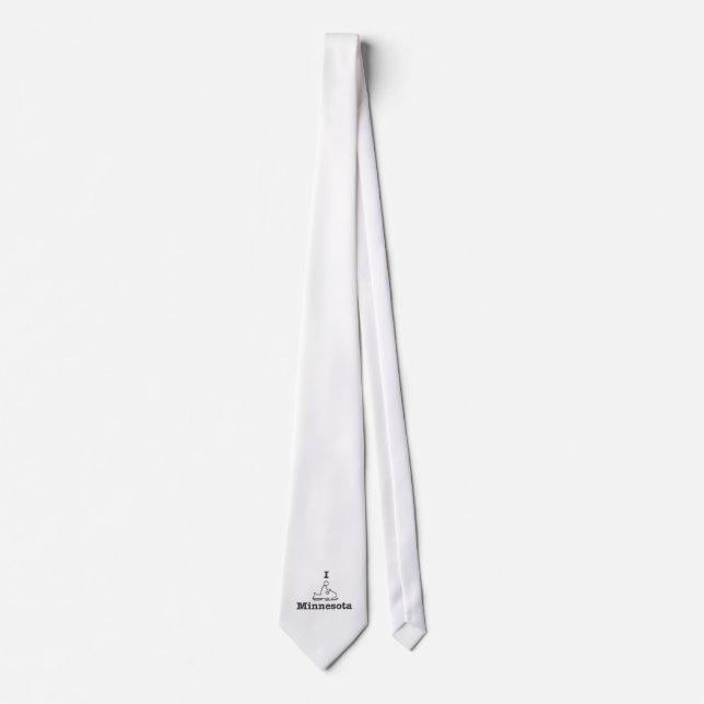 I Snowmobile Minnesota Tie (Front)