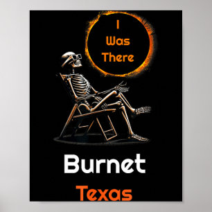 I Solar Eclipse Burnet Texas There Poster
