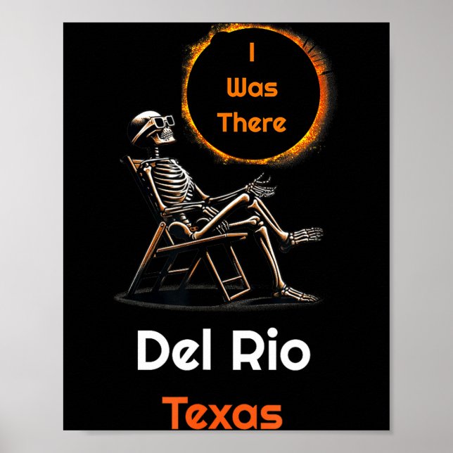 I Solar Eclipse Del Rio Texas Poster (Front)
