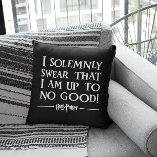 I SOLEMNLY SWEAR THAT I AM UP TO NO GOOD™ CUSHION