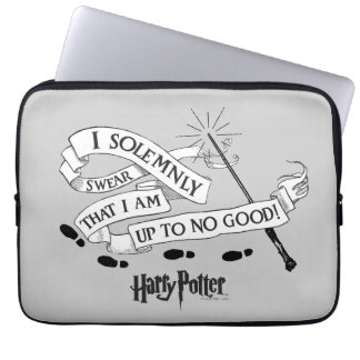I Solemnly Swear That I Am Up To No Good Laptop Sleeve