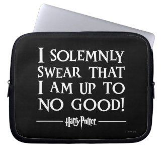 I SOLEMNLY SWEAR THAT I AM UP TO NO GOOD™ LAPTOP SLEEVE