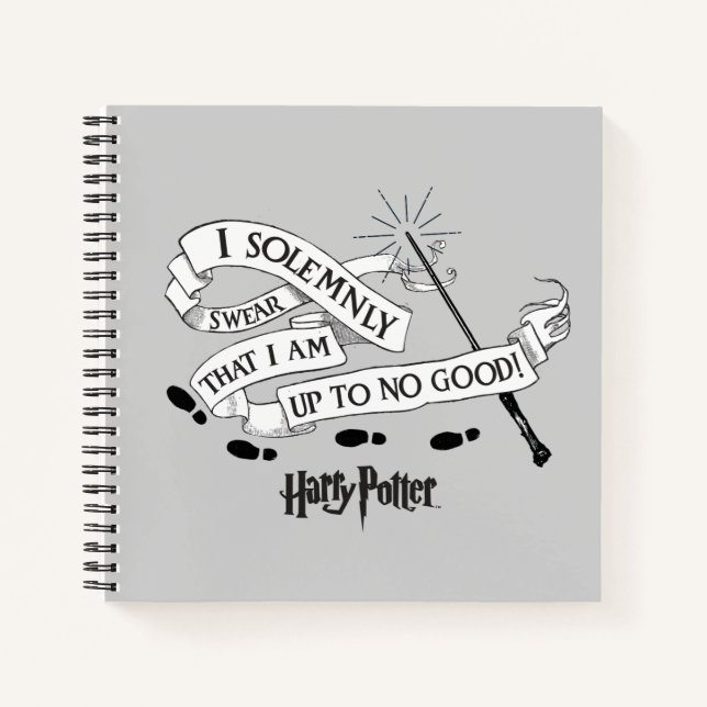 I Solemnly Swear That I Am Up To No Good Notebook (Front)