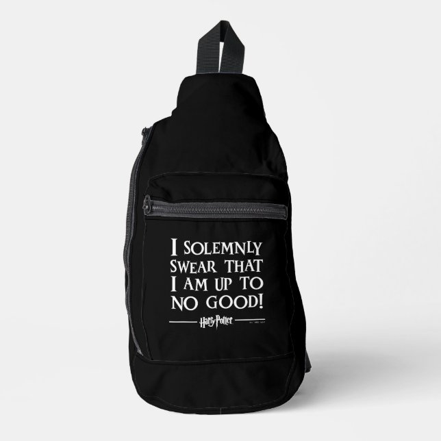 I SOLEMNLY SWEAR THAT I AM UP TO NO GOOD™ SLING BAG (Front)