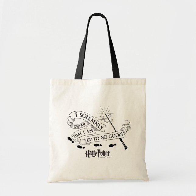 I Solemnly Swear That I Am Up To No Good Tote Bag (Front)