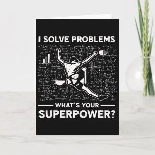 I Solve Problems Whats Your Superpower Bouldering Card