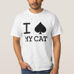 'I SPADE MY CAT' CAT LOVER RESCUE T-Shirt<br><div class="desc">'I SPADE MY CAT' CAT LOVER RESCUE</div>