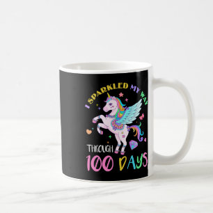 I Sparkled My Way Through 100 Days Of School Unico Coffee Mug