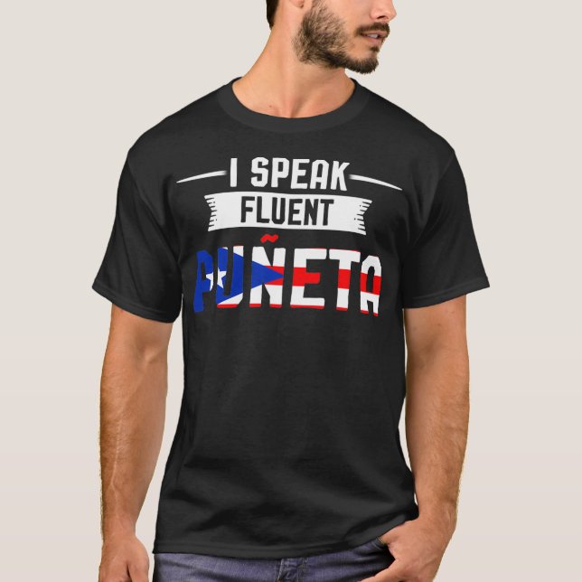 I speak fluent Puneta Puerto Rico Pullover (Front)