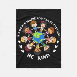 I Speak For The Trees Funny Earth Day Anniversary Fleece Blanket