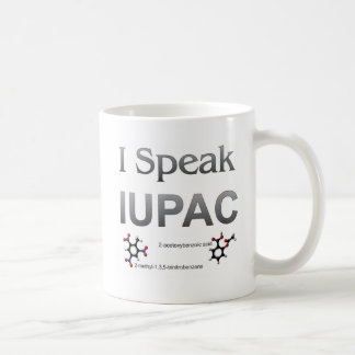 I Speak IUPAC Chemistry Nomenclature Coffee Mug