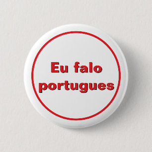 I Speak Portuguese Button
