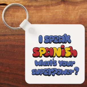 I Speak Spanish Key Ring