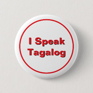 I Speak Tagalog Button