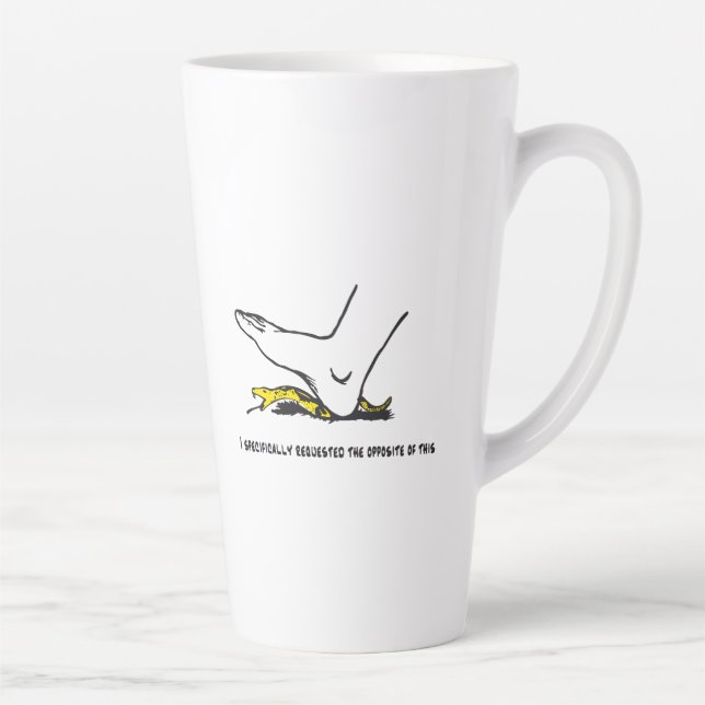 I specifically requested the opposite of this Meme Latte Mug (Right)