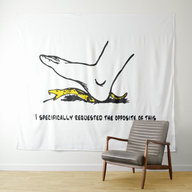 I specifically requested the opposite of this Meme Tapestry (In Situ (Horizontal))